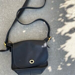 Vintage Navy Blue Coach Bags